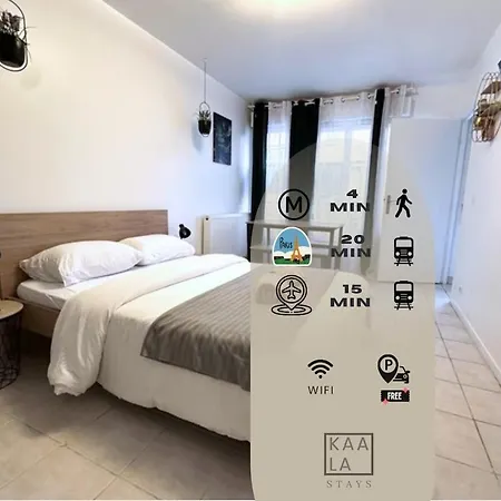 Cozy A 4min Du Metro Apartment